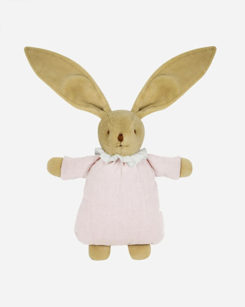 Doudou lapin rose pour bébé de la marque Bobine Paris.