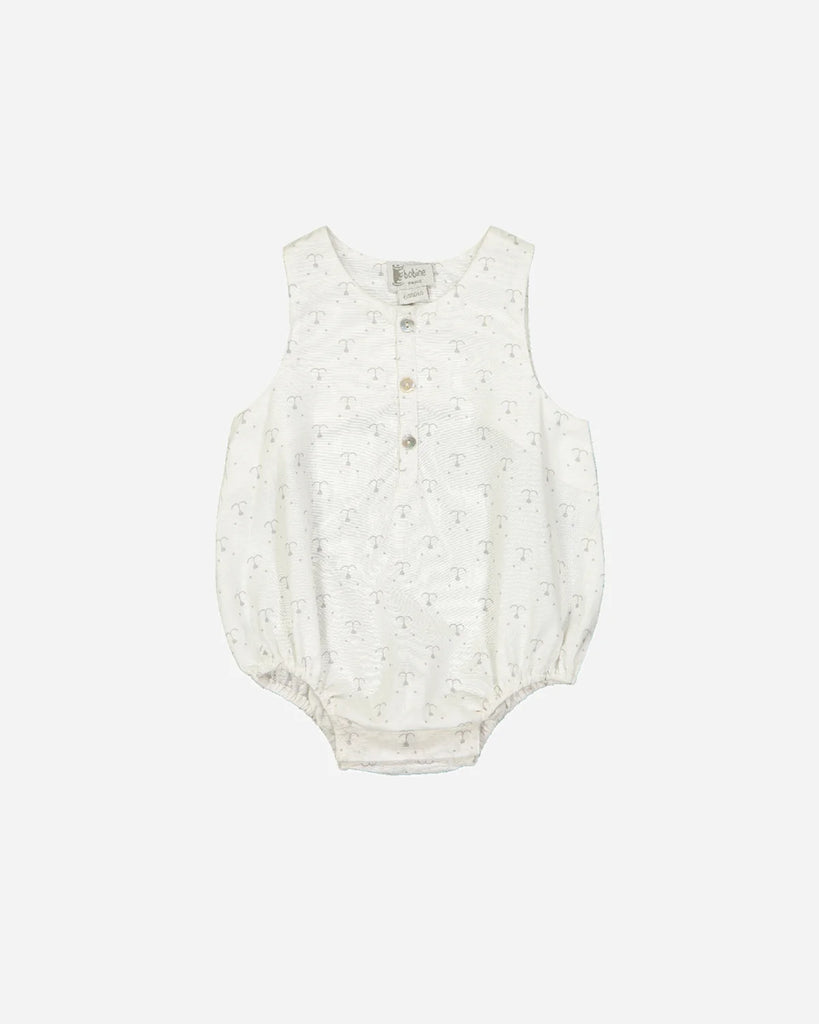 Combinaison bébé à motif lapin de la marque Bobine Paris.