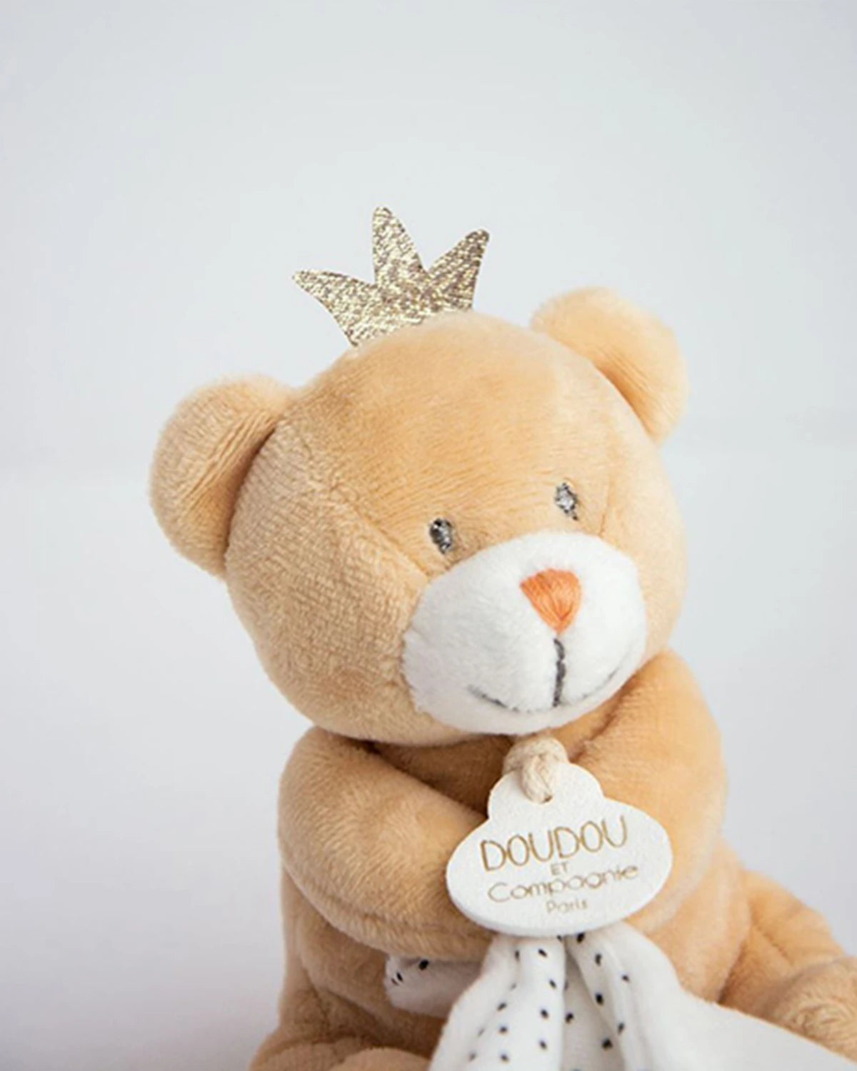 Doudou mouchoir ours a pois