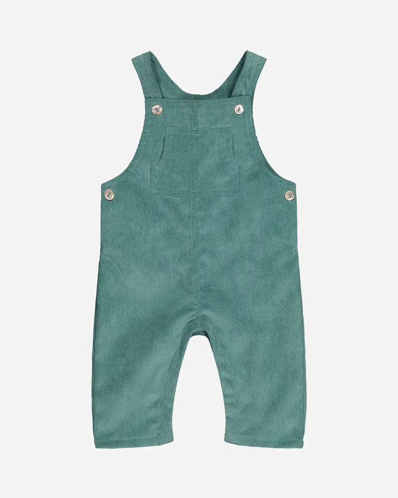 Combinaison pour bébé garçon couleur vert amande de la marque Bobine Paris.