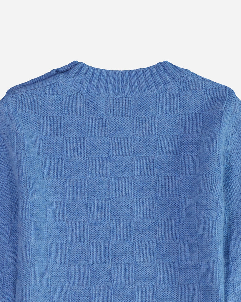 Pull bébé épaules boutonnées bleu pastel zoom dos